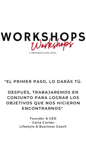 WORKSHOPS